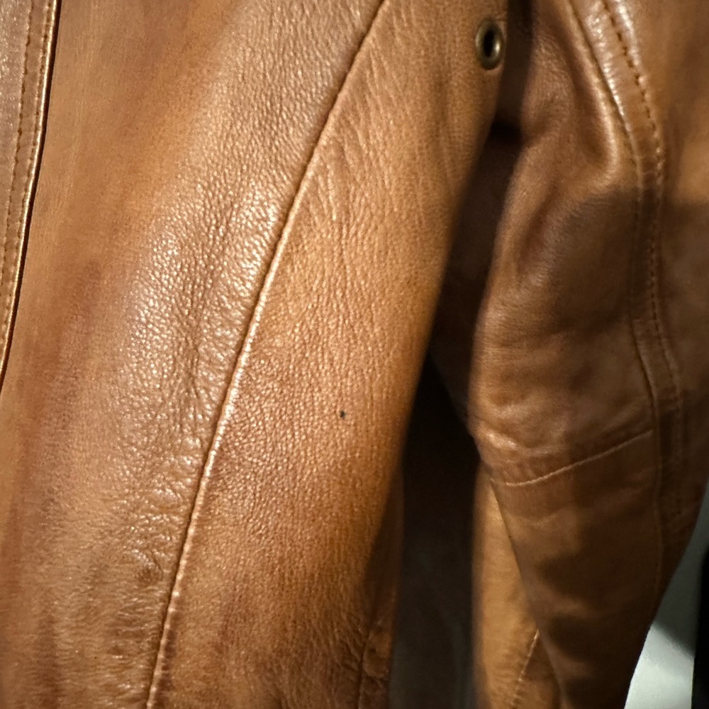 Brown Leather Jacket - Picture 7 of 7